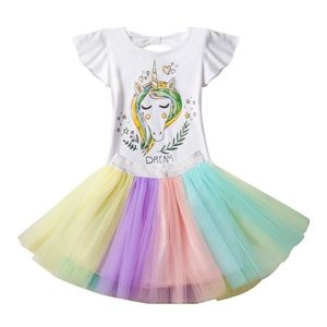 🦄Unicorn Tutu Set